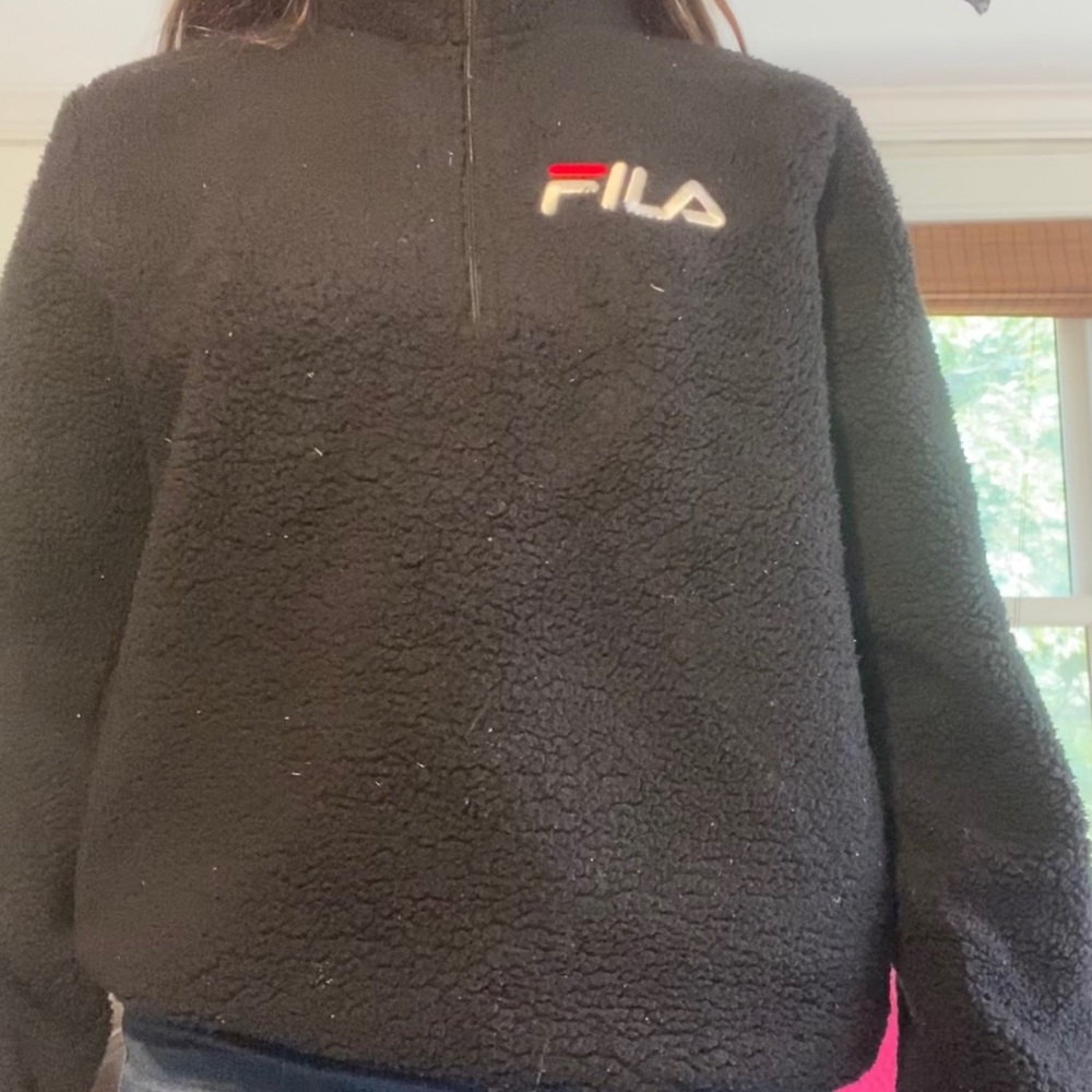 Fila teddy half zip